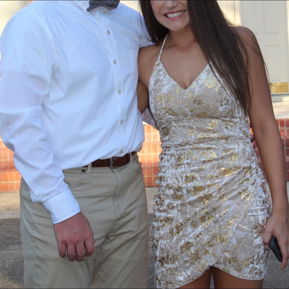 Gold Semi-Formal Dress